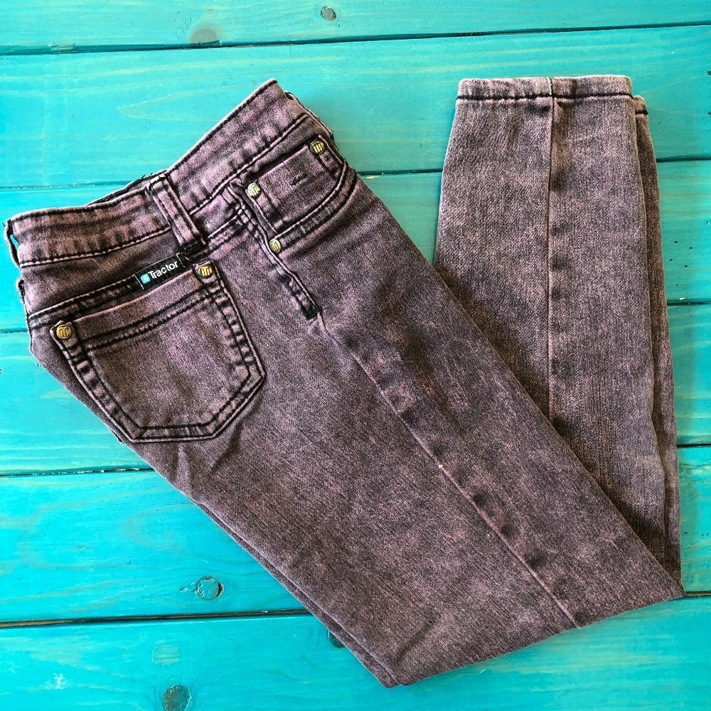 Tractor Girls Pink Acid Washed Jegging Style Jean